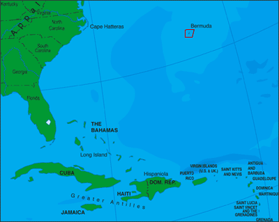 Bermudes carte usa